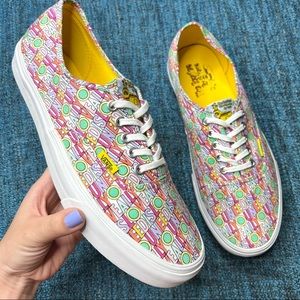 RARE Vans x The Beatles Yellow Submarine Authentic Sneakers All You Need Is Love